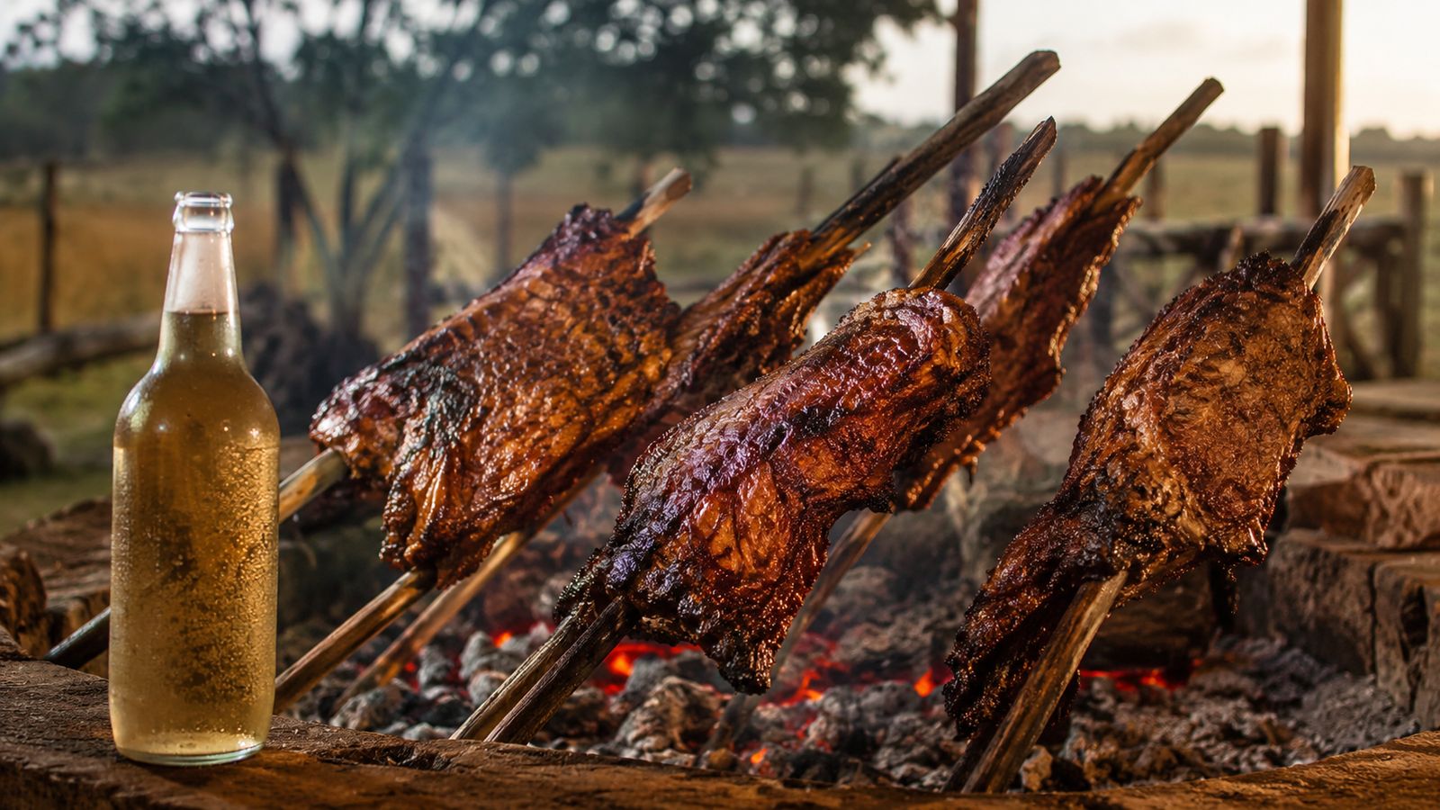 Carne en vara