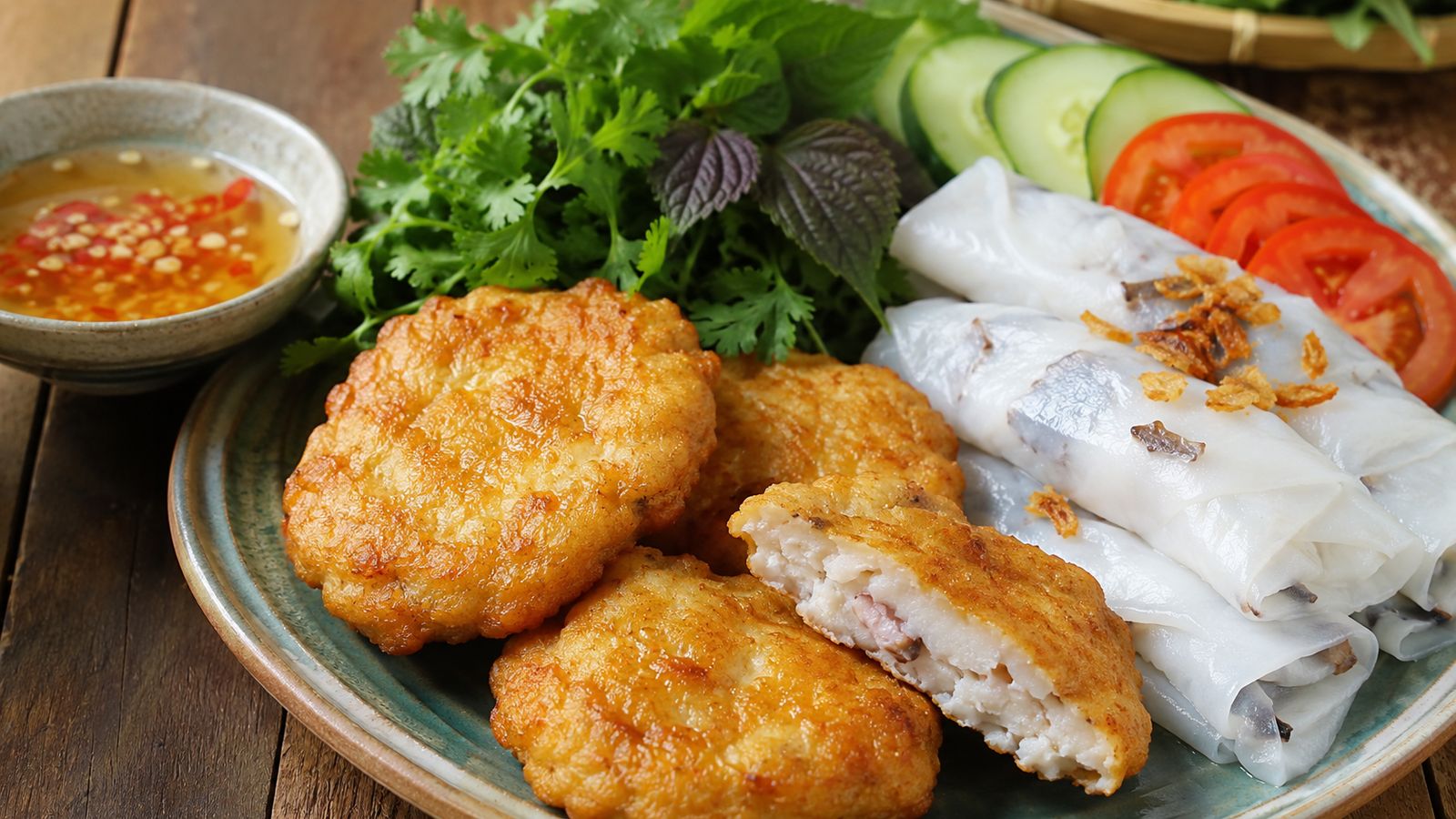 Bánh cuốn (Rouleaux de riz vapeur farcis)