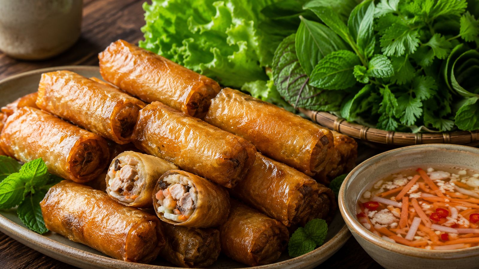 Chả giò (Rouleaux frits sudistes — Saigon)