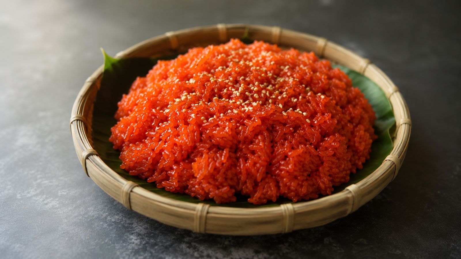 Xôi gấc (riz gluant rouge de fête)