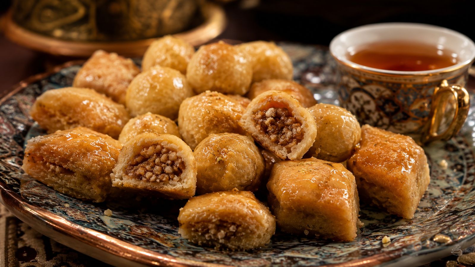 Bint Cheb (douceurs au miel et noix yéménites)