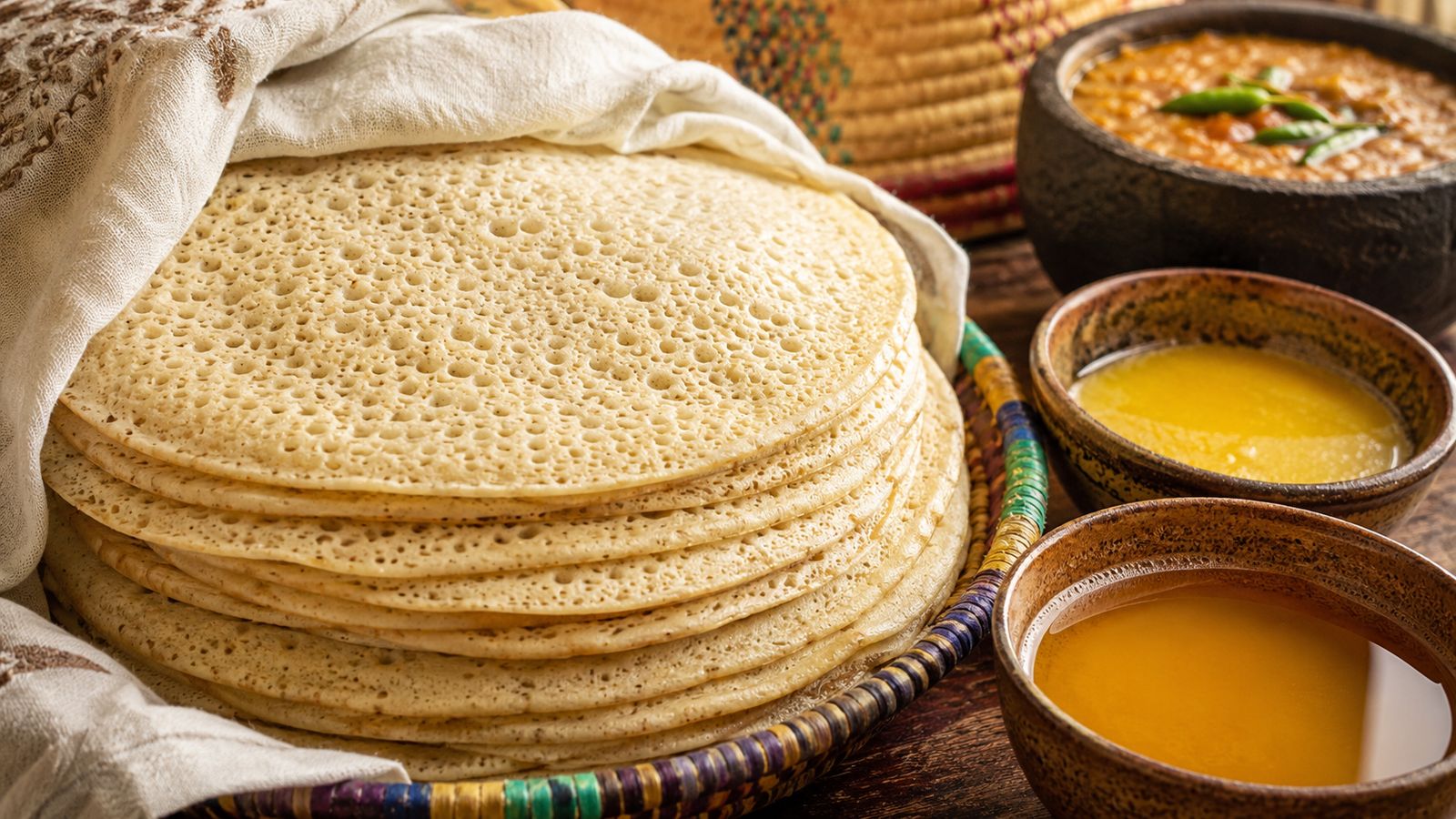 Lahoh (crêpes spongieuses yéménites)