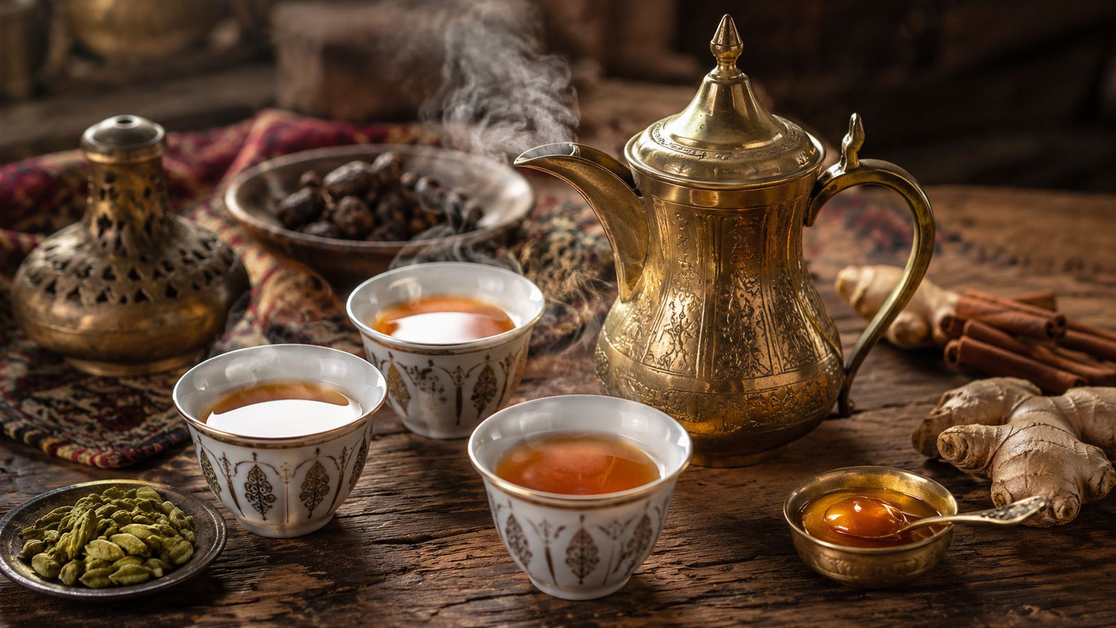 Qishr (café à la cosse et gingembre yéménite)